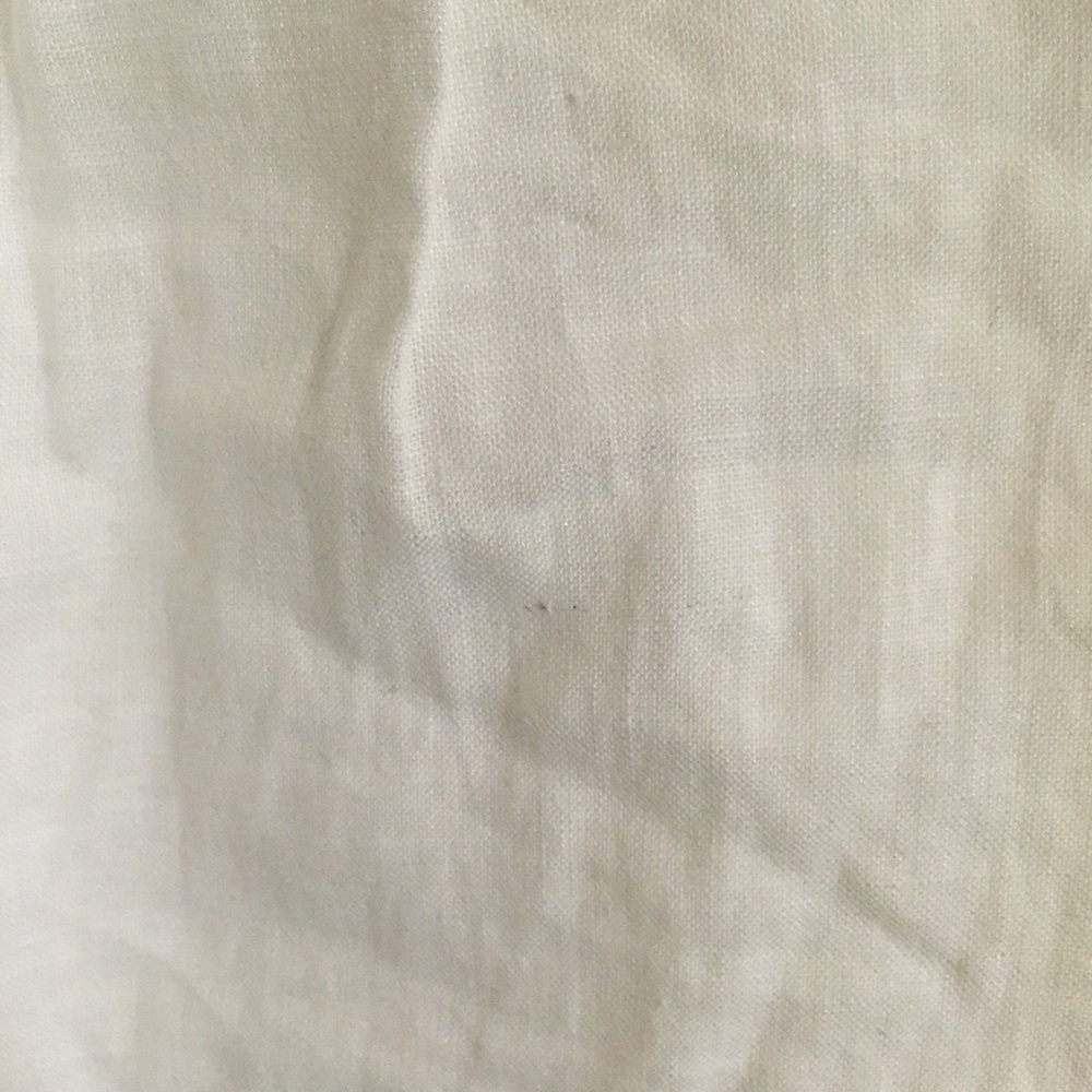 Ines de La Fressange x Uniqlo white bow tie linen cotton skirt size XXS EUC - Picture 8 of 10